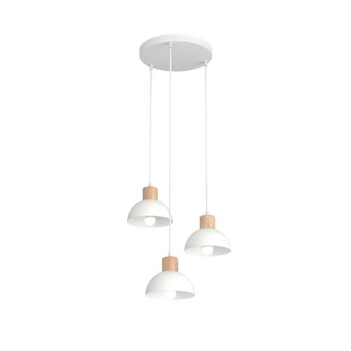 EPIKASA Lampada a Soffitto Seco - Bianco 30x18x140 cm