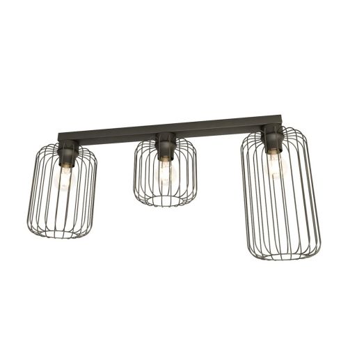 EPIKASA Lampada a Soffitto Barn - Nero 70x16x35 cm