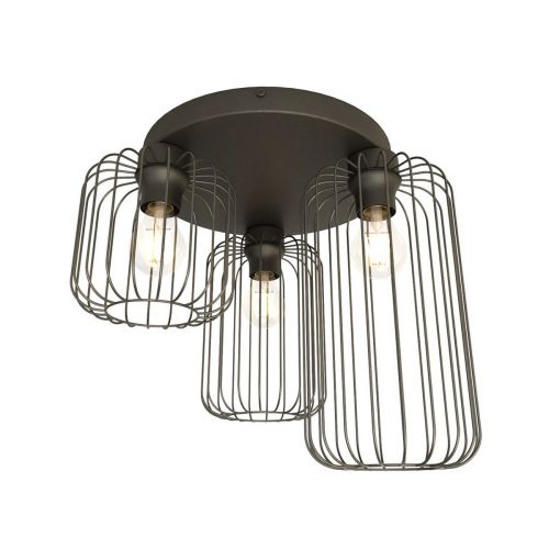 Epikasa Lampada a Soffitto Barn - Nero 30x30x35 cm