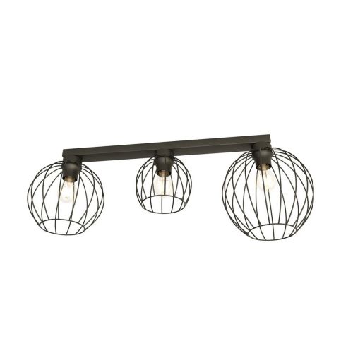 EPIKASA Lampada a Soffitto Nest - Nero 77x24x28 cm