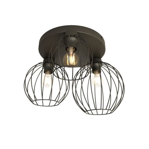 Epikasa Lampada a Soffitto Nest - Nero 41x41x28 cm