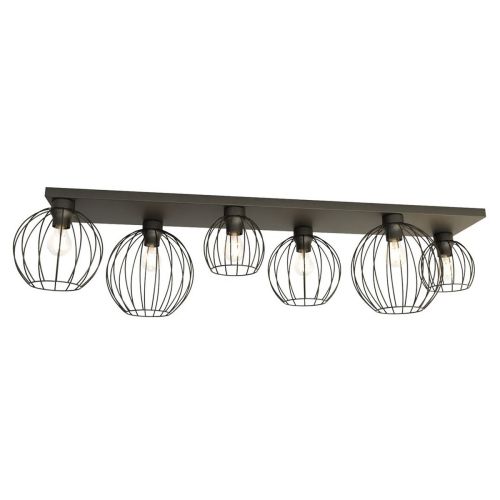 EPIKASA Ceiling Lamp Nest - Black 125x24x28 cm