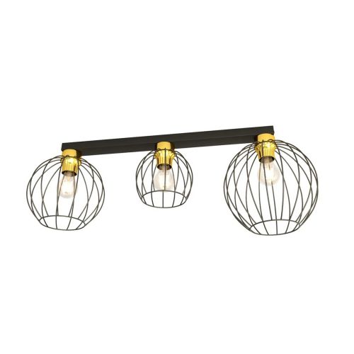 EPIKASA Lampada a Soffitto Nest - Nero 77x24x28 cm