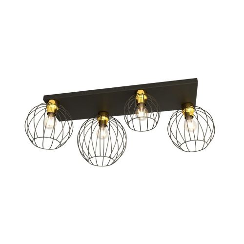 EPIKASA Lampada a Soffitto Nest - Nero 83x24x28 cm