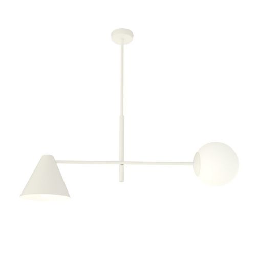 EPIKASA Lampada a Sospensione Hermes - Bianco 70x60x16 cm