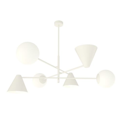 EPIKASA Lampada a Sospensione Hermes - Bianco 86x60x86 cm