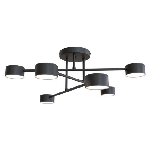 Epikasa Lampada a Soffitto Halo - Nero 60x20x60 cm