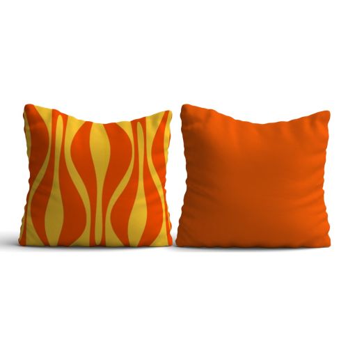 Epikasa Set 2 pcs Decorative Cushion Pillowcases Gaziantep - Multicolor 50x50x2,5 cm