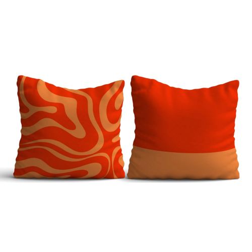 Epikasa Set 2 pcs Decorative Cushion Pillowcases Manisa - Multicolor 50x50x2,5 cm