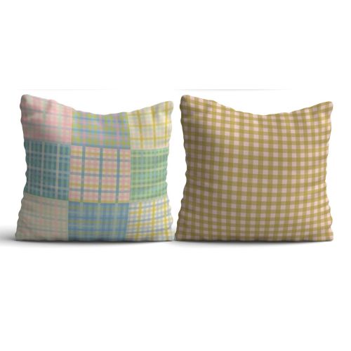 Epikasa Set 2 pcs Decorative Cushion Pillowcases Sivas - Multicolor 50x50x2,5 cm