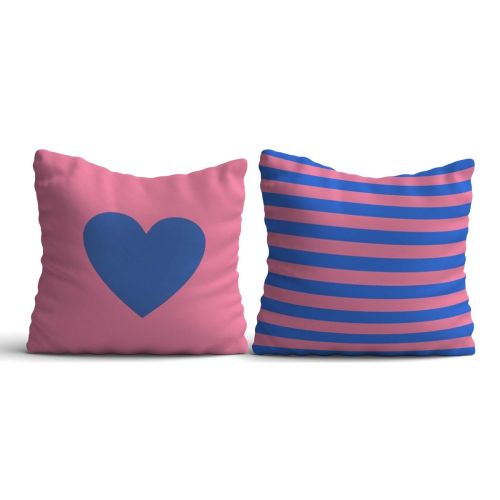 Epikasa Set 2 pcs Decorative Cushion Pillowcases Gebze - Multicolor 50x50x2,5 cm