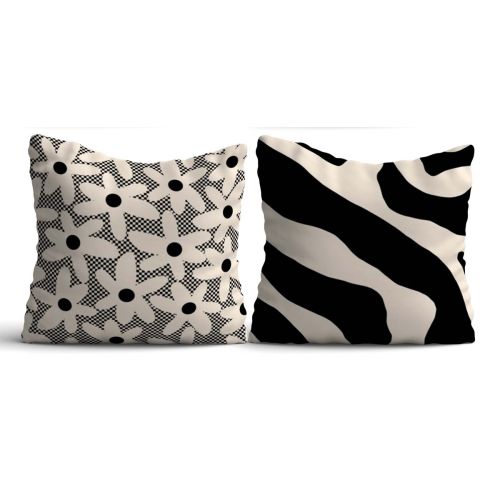 Epikasa Set 2 pcs Decorative Cushion Pillowcases Trebisonda - Multicolor 50x50x2,5 cm