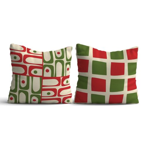 Epikasa Set 2 pcs Decorative Cushion Pillowcases Antakya - Multicolor 50x50x2,5 cm