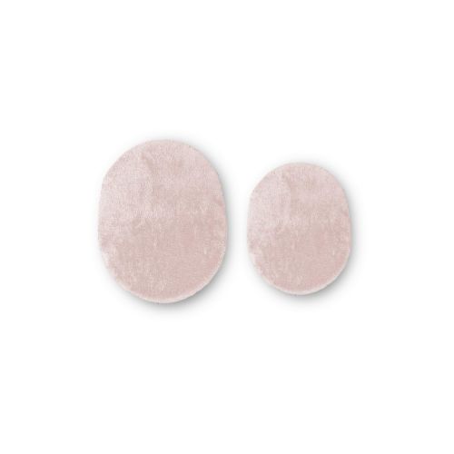 Epikasa Set 2 pcs Bathroom Carpets Plush - Pink 60x40x2 cm, 50x80x2 cm